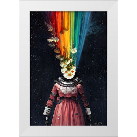 Astro Cruise 12 - 2 A Princess Dream White Modern Wood Framed Art Print by Heine, Ben