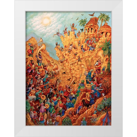 25 White Modern Wood Framed Art Print by Bell, Bill