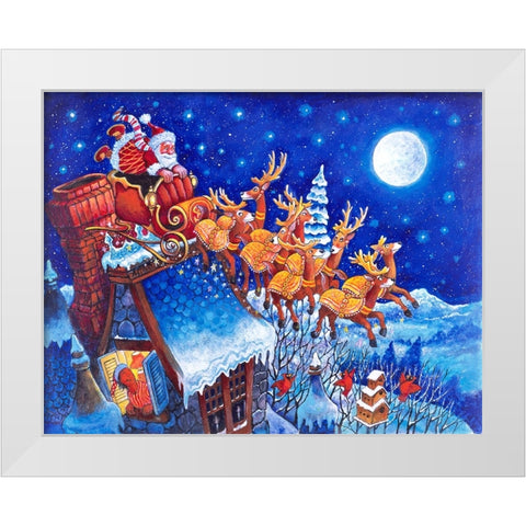 Night B4 B White Modern Wood Framed Art Print by Bell, Bill