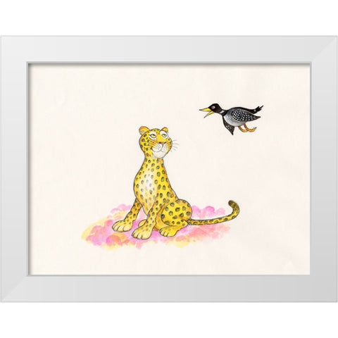 22B White Modern Wood Framed Art Print by Bell, Bill