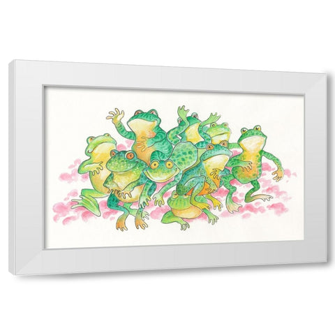 40C White Modern Wood Framed Art Print by Bell, Bill
