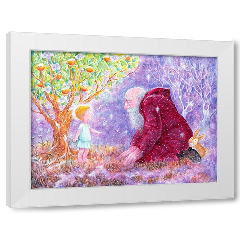 The Selfish Giant #1 White Modern Wood Framed Art Print by Bell, Bill