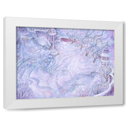 The Selfish Giant #5 White Modern Wood Framed Art Print by Bell, Bill