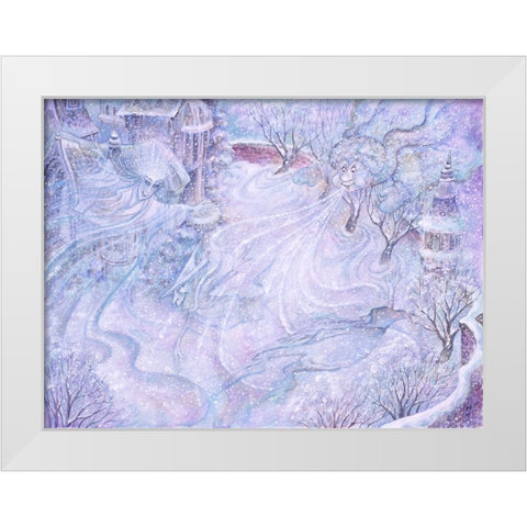 The Selfish Giant #5 White Modern Wood Framed Art Print by Bell, Bill