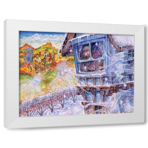 The Selfish Giant #6 White Modern Wood Framed Art Print by Bell, Bill