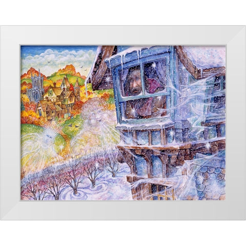 The Selfish Giant #6 White Modern Wood Framed Art Print by Bell, Bill