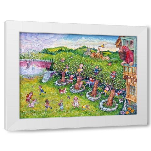 The Selfish Giant #9 White Modern Wood Framed Art Print by Bell, Bill