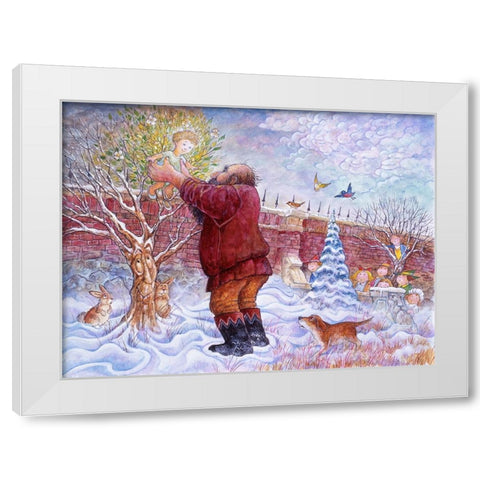 The Selfish Giant #10 White Modern Wood Framed Art Print by Bell, Bill