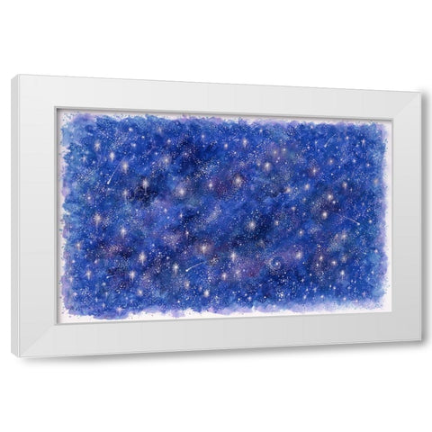 And Thats The Way It Happened White Modern Wood Framed Art Print by Bell, Bill