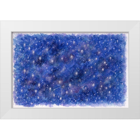 And Thats The Way It Happened White Modern Wood Framed Art Print by Bell, Bill