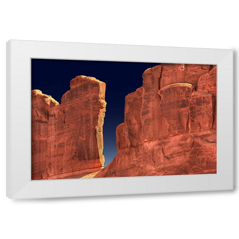 A Colorful Past White Modern Wood Framed Art Print by Sherrell, Bill