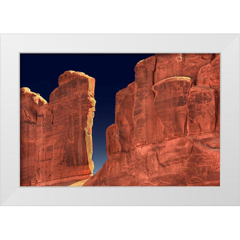 A Colorful Past White Modern Wood Framed Art Print by Sherrell, Bill