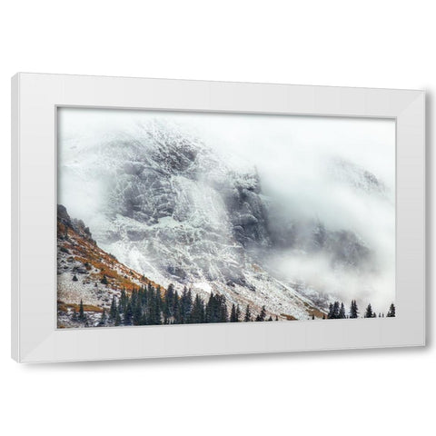 A Glimpse Of Heaven White Modern Wood Framed Art Print by Sherrell, Bill