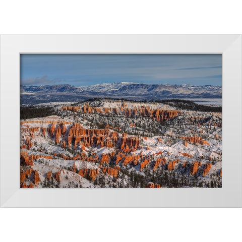 After The Storm White Modern Wood Framed Art Print by Sherrell, Bill