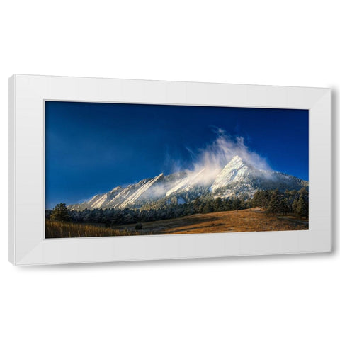 Frozen Whimsy White Modern Wood Framed Art Print by Sherrell, Bill