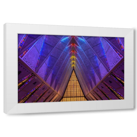 Inspirational Color White Modern Wood Framed Art Print by Sherrell, Bill