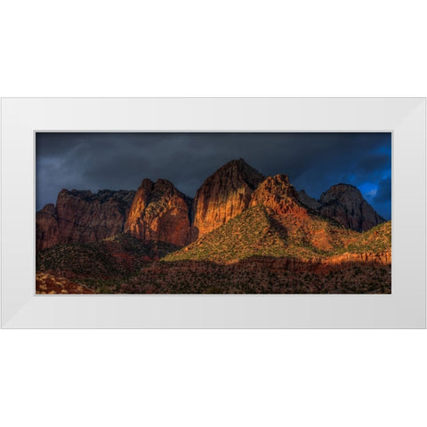 Light Journey White Modern Wood Framed Art Print by Sherrell, Bill
