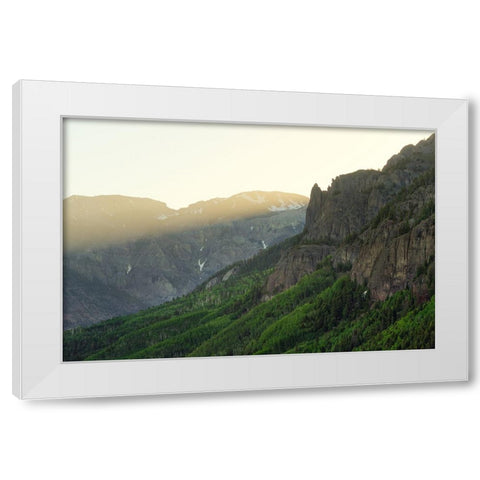 New Day Dawning White Modern Wood Framed Art Print by Sherrell, Bill
