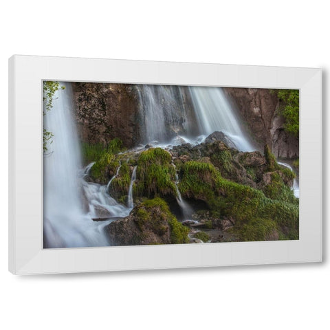 Paths Of Least Resistance White Modern Wood Framed Art Print by Sherrell, Bill
