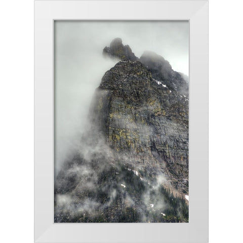 Pinnacle White Modern Wood Framed Art Print by Sherrell, Bill