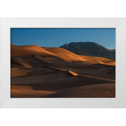 Within The Realm Of Light And Shadow White Modern Wood Framed Art Print by Sherrell, Bill