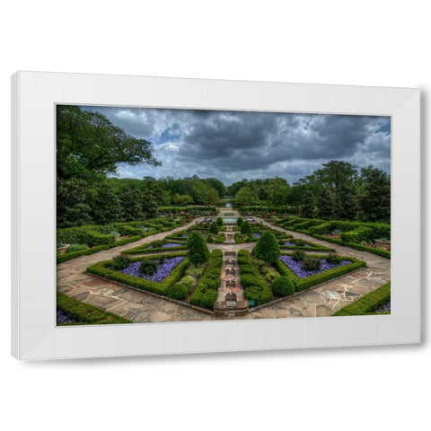 Fort Worth Botanic Gardens White Modern Wood Framed Art Print by Sherrell, Bill