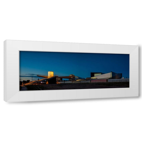 Park Union Bridge and Paralympic Museum-Pano White Modern Wood Framed Art Print by Sherrell, Bill