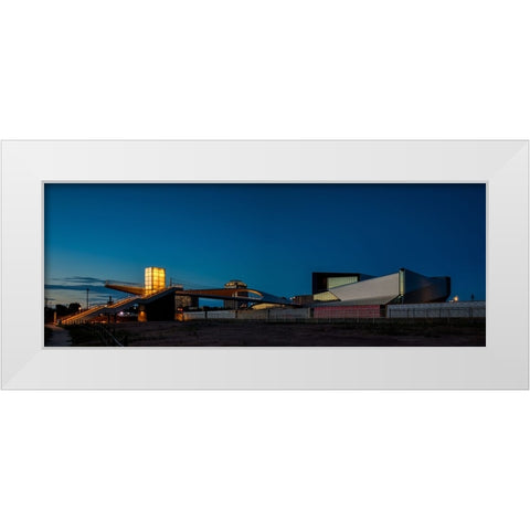 Park Union Bridge and Paralympic Museum-Pano White Modern Wood Framed Art Print by Sherrell, Bill
