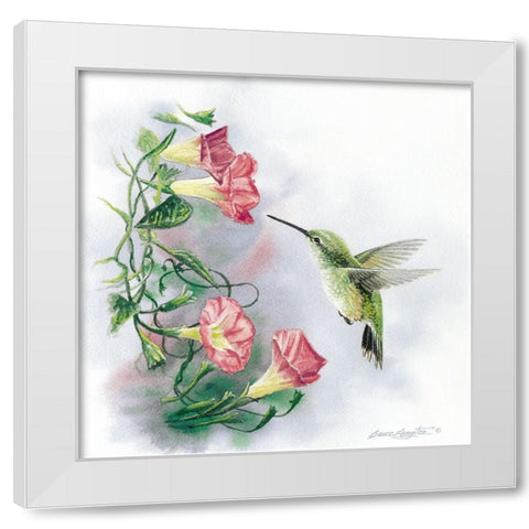 Harmony in Motion II White Modern Wood Framed Art Print by Langton, Bruce
