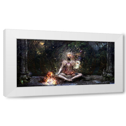 Sacrament For The Sacred Dreamers White Modern Wood Framed Art Print by Gray, Cameron