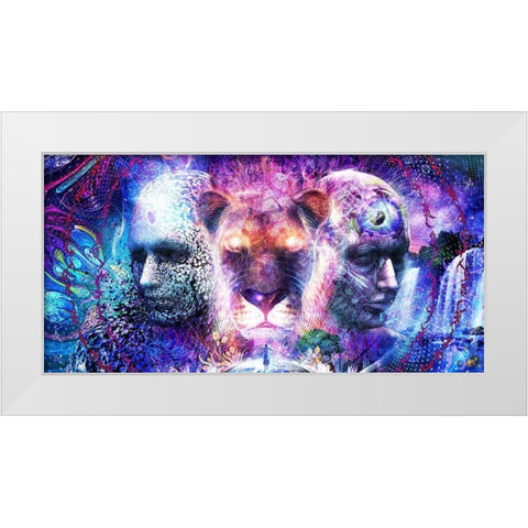 The Beauty Of It All White Modern Wood Framed Art Print by Gray, Cameron