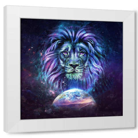 Guardian White Modern Wood Framed Art Print by Gray, Cameron