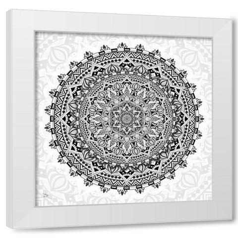 Balance White Modern Wood Framed Art Print by Gray, Cameron