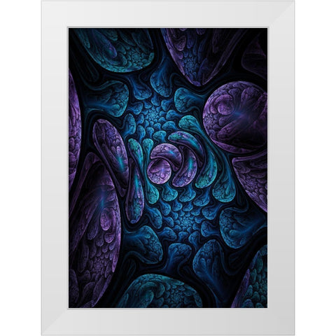 Elemental Dreams White Modern Wood Framed Art Print by Gray, Cameron