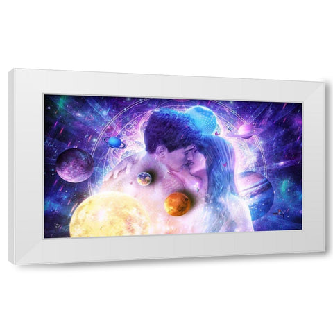 Endless Moment White Modern Wood Framed Art Print by Gray, Cameron