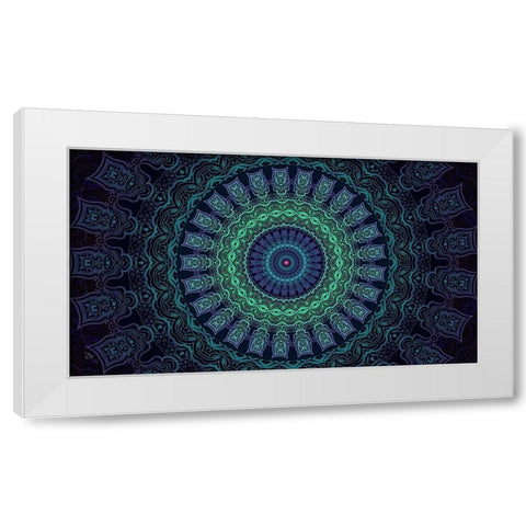Set And Setting 5 White Modern Wood Framed Art Print by Gray, Cameron
