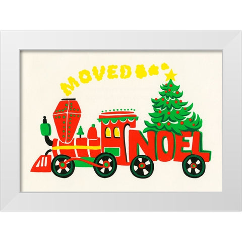 C-905 White Modern Wood Framed Art Print by Crockett Collection