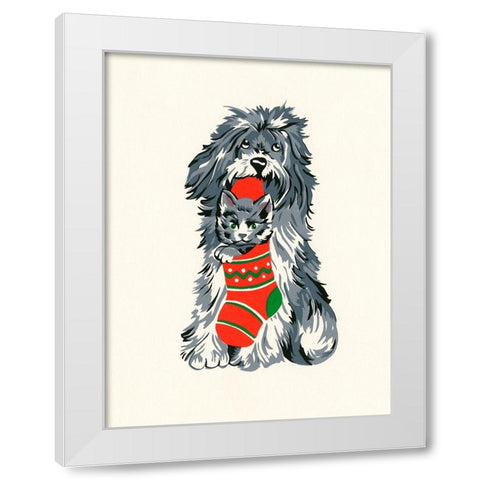 C-911 White Modern Wood Framed Art Print by Crockett Collection