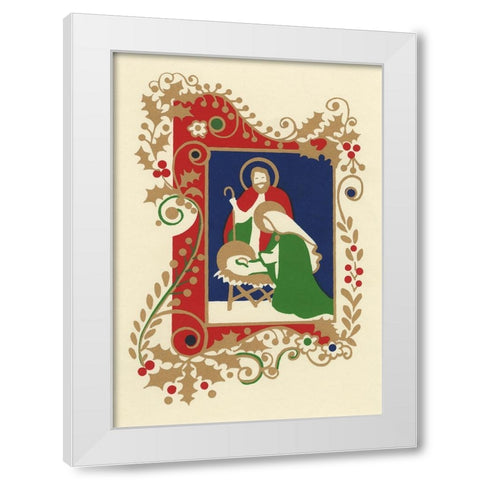 C-0090 White Modern Wood Framed Art Print by Crockett Collection