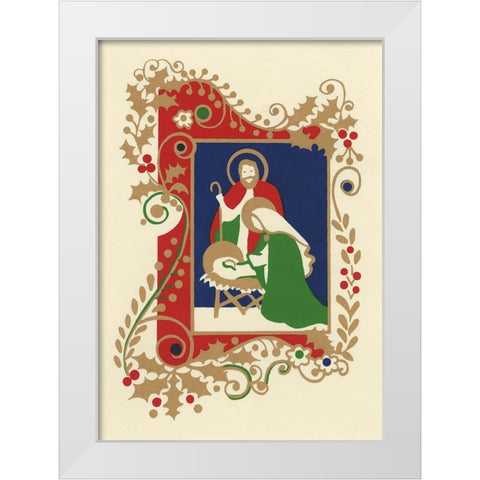 C-0090 White Modern Wood Framed Art Print by Crockett Collection