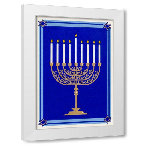 C-0150 White Modern Wood Framed Art Print by Crockett Collection