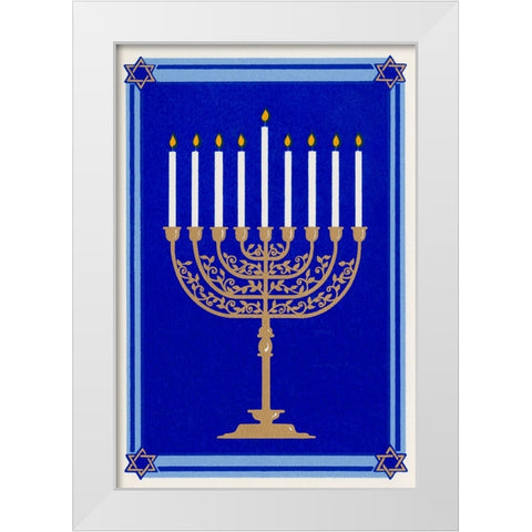 C-0150 White Modern Wood Framed Art Print by Crockett Collection