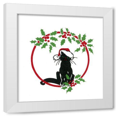 C-3110 White Modern Wood Framed Art Print by Crockett Collection