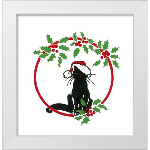 C-3110 White Modern Wood Framed Art Print by Crockett Collection