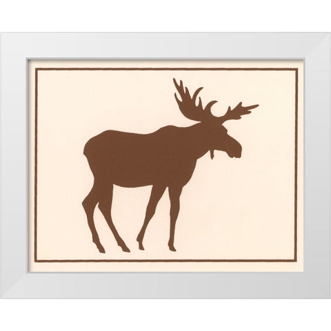 Ca133 White Modern Wood Framed Art Print by Crockett Collection