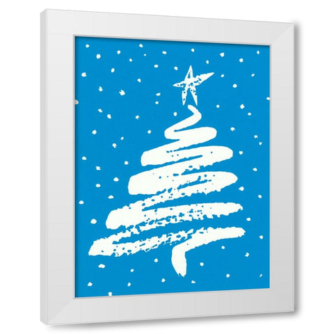 Ca161 White Modern Wood Framed Art Print by Crockett Collection