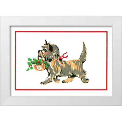 C-811 White Modern Wood Framed Art Print by Crockett Collection