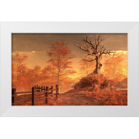 The Dead Tree White Modern Wood Framed Art Print by Eskridge, Daniel