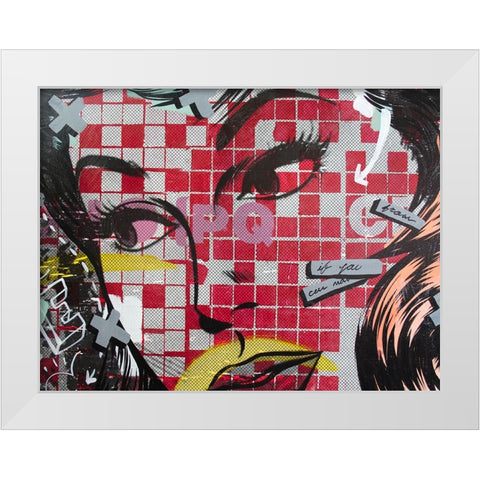If You Can White Modern Wood Framed Art Print by Monteavaro, Dan