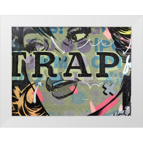 Trap White Modern Wood Framed Art Print by Monteavaro, Dan